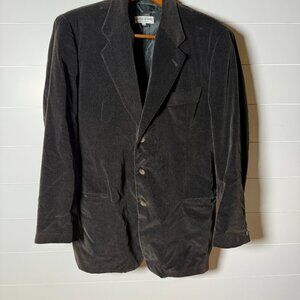 Giorgio Armani Le Collezioni Black Blazer Sportscoat 100% Cotton Size 46